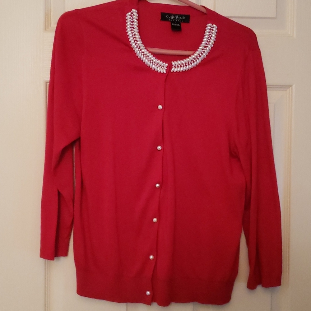 AUGUST SILK SWEATER